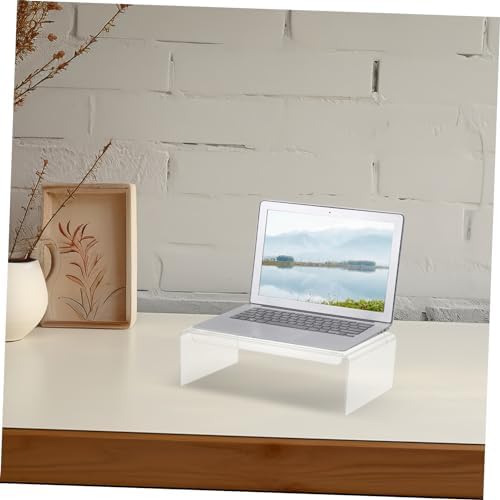 ARTIBETTER Acrylic Monitor Stand with Swivel and Vertical Adjustment