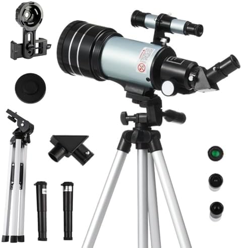 Hoorawwi 70mm Aperture Telescope for Kids and Adults