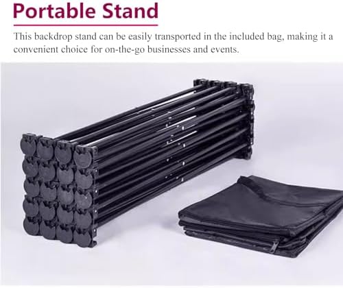 Portable Collapsible Photo Booth Backdrop Frame 10ft H x 15ft L