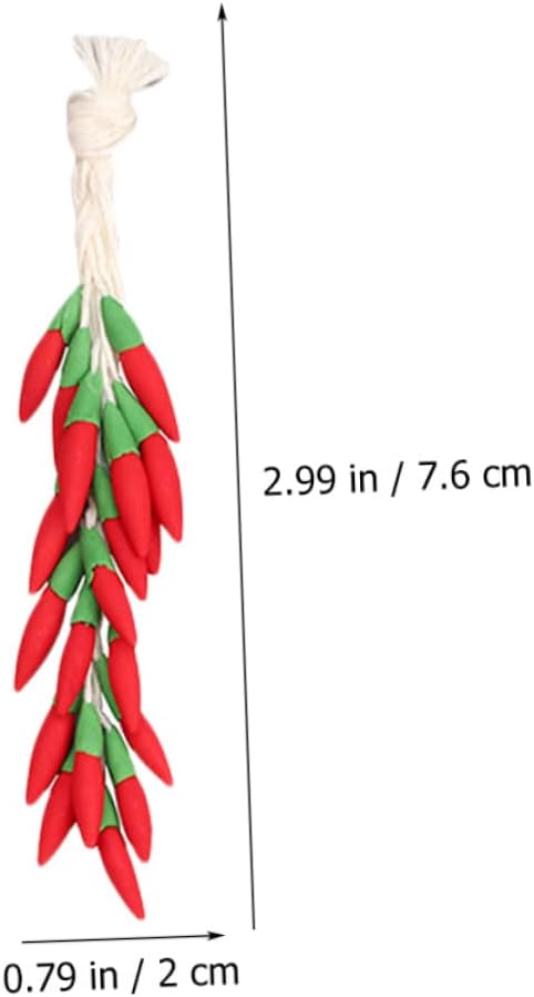 PRETYZOOM Realistic Chili Posing Props for Home and Photo Displays