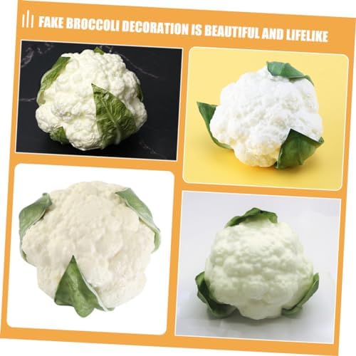 Ciieeo Realistic Artificial Broccoli Posing Prop