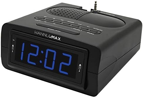 HANNLOMAX HX-143CR Alarm Clock Radio with LED Display