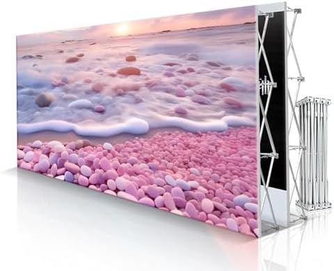 Customizable Tension Fabric Display Backdrop 75x10ft