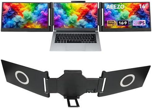AEEZO 141 Inch Portable Monitor Laptop Screen Extender