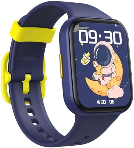 Parsonver Kids Smart Watch for Boys Girls Ages 6-12 Blue