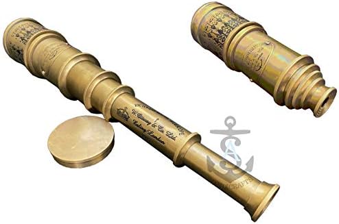 Brass Handheld Pirate Spyglass Telescope
