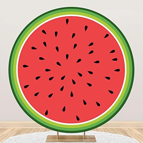 DORCEV 6ft Summer Watermelon Photo Backdrop Cover