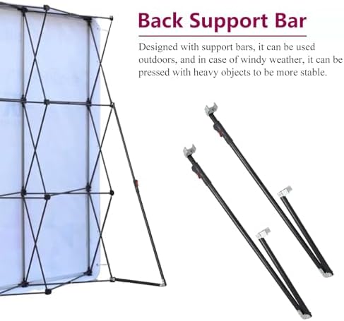 Portable Collapsible Photo Booth Backdrop Frame 10ft H x 15ft L