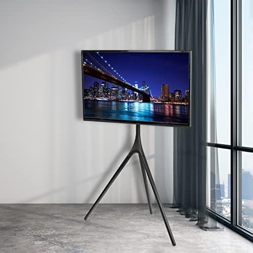 VIVO Artistic Easel TV Stand 45-65 Inch Black STAND-TV65AB