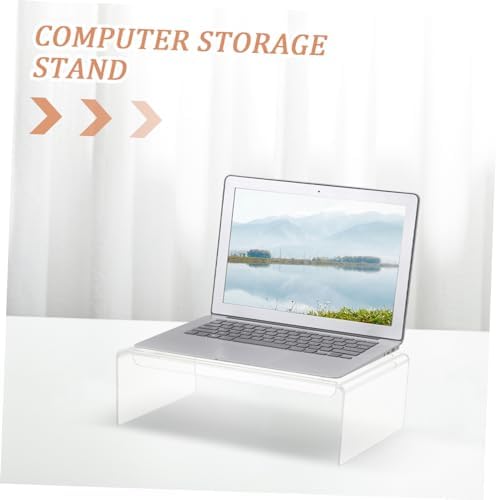 ARTIBETTER Acrylic Monitor Stand with Swivel and Vertical Adjustment