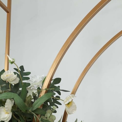 8 Feet Gold Metal Wedding Arch for Events