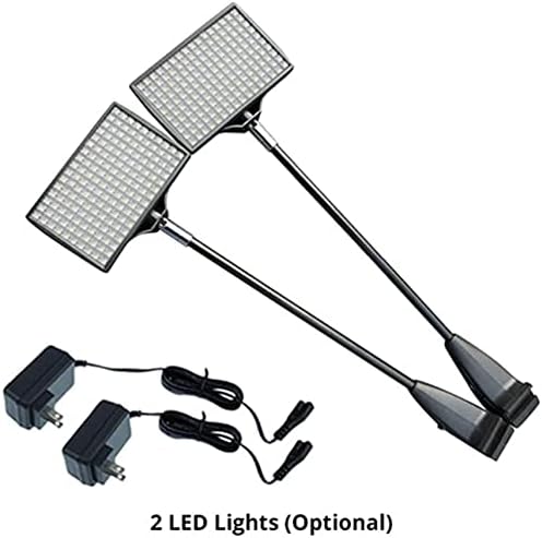HIWOOSIGN LED Light 2 Pack for Pop-Up Display Stand Frame Only