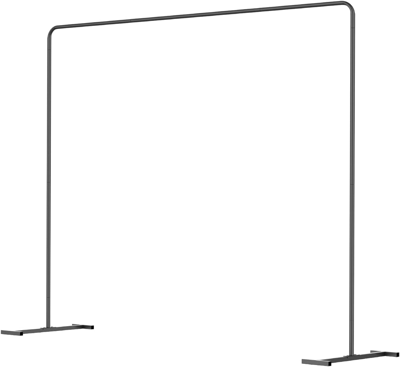 LANGXUN Heavy Duty Metal Square Backdrop Stand Arch Black