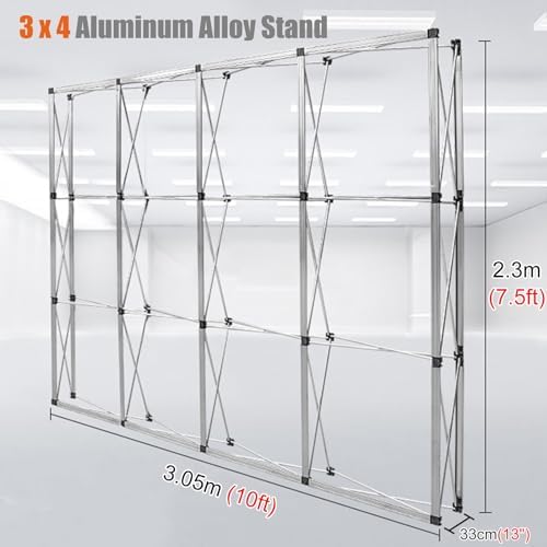 Portable Pop Up Display Stand with Aluminum Frame