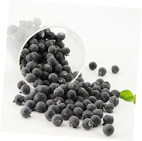 PRETYZOOM 24Pcs Realistic Blueberry Posing Props