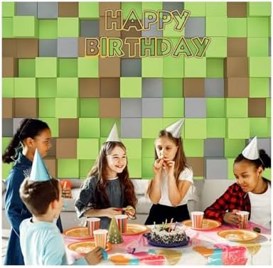 7X5FT 3D Cube Pattern Photo Backdrop for Events