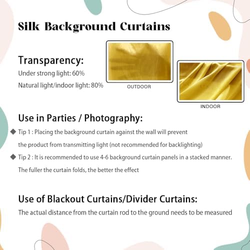 10ft x 10ft Satin Wedding Backdrop Drapes 2 Panels White TAYBSDJ042