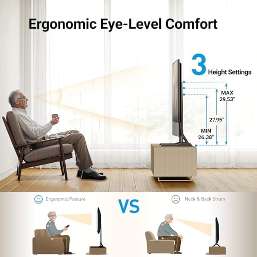 PERLESMITH Universal TV Stand Mount for 22-70 Inch TVs