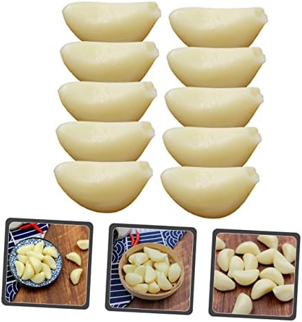 IMIKEYA Realistic Artificial Garlic Cloves for Kitchen Photography and Display