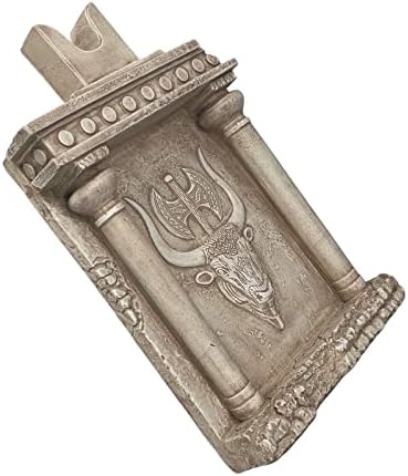 Bull Head Double Axe Minoan Symbol Wall Tablet Relief