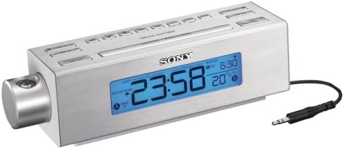 Sony ICFC717PJ Nature Sounds Clock Radio Silver