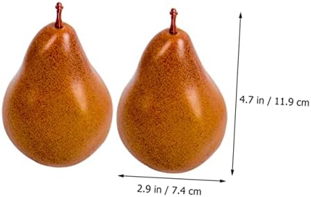 FAVOMOTO Artificial Pears for Home Garden Photo Props