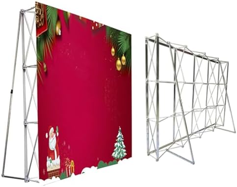 EXCLURA 10x20 Ft Tension Fabric Pop Up Display Stand for Trade Shows