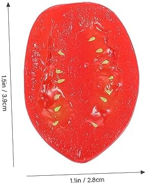 Unomor 10pcs Realistic Artificial Half Cherry Tomato Posing Props