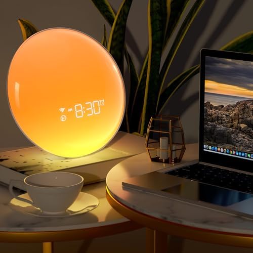 COWEHUN Sunrise Alarm Clock with Light and Sound