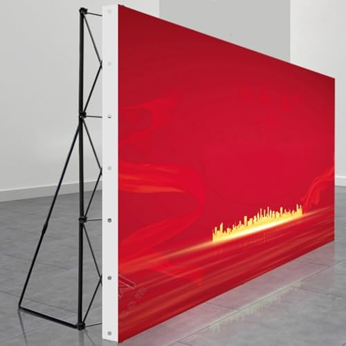 Iron Frame X Banner Stand for Events and Exhibits
