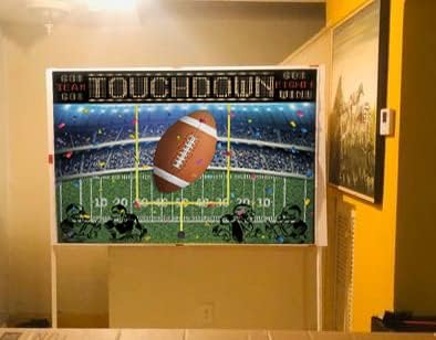 BINQOO Football Backdrop 7x5ft Photo Banner for Parties and Events