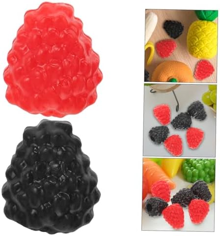 Amosfun 6Pcs Artificial Raspberry Posing Props