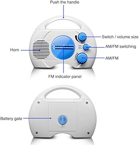 Waterproof Shower Radio SY-910 5 Level Portable AM FM