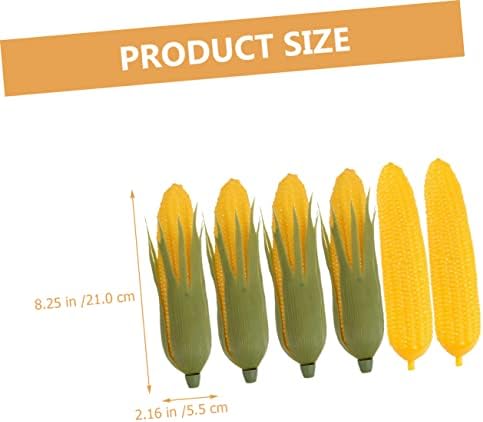 MAGICLULU 6Pcs Realistic Artificial Corn Decor