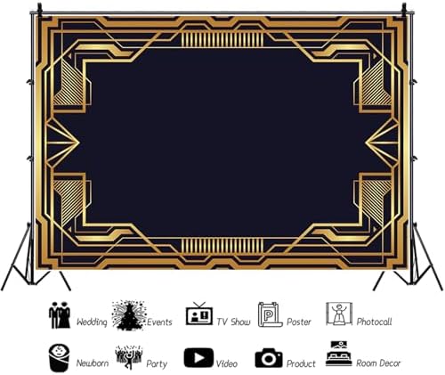 Baocicco 12x8ft Gatsby Style Photo Backdrop