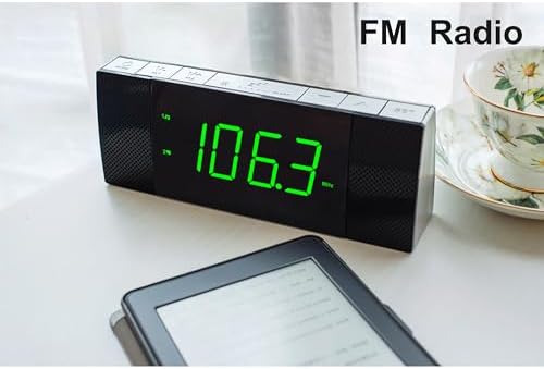 iTOMA Bedside Alarm Clock Radio with Bluetooth Speaker and FM Radio
