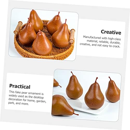 FAVOMOTO Artificial Pears for Home Garden Photo Props