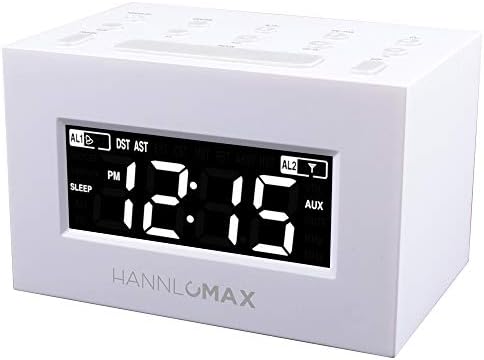 HX-111CR Dual Alarm Radio with LED Display and Sleep Timer