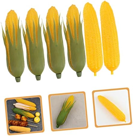 MAGICLULU 6Pcs Realistic Artificial Corn Decor