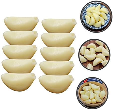 IMIKEYA Realistic Artificial Garlic Cloves for Kitchen Photography and Display