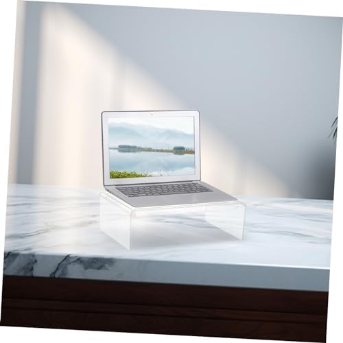 ARTIBETTER Acrylic Monitor Stand with Swivel and Vertical Adjustment