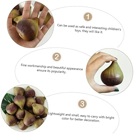 5Pcs Lifelike Simulation Fig Props for Photography and Party Display
