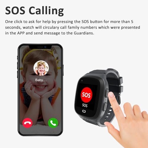 Kids Smart Watch with GPS and Video Calling for Age 5-12