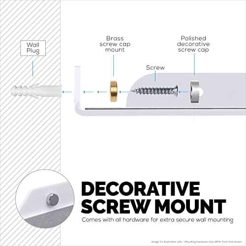 2-Pack 85 Universal Corner Shelf Wall Mount Holder