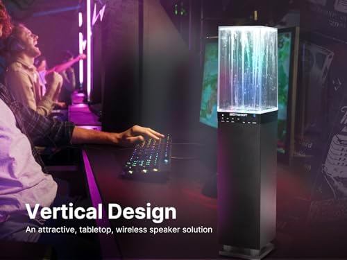 Emerson EHS-2001 Dancing Water Light Tower Speaker with Bluetooth and FM Radio