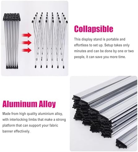Portable Aluminum Pop-Up Display Stand 10ft x 174ft