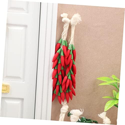 PRETYZOOM Realistic Chili Posing Props for Home and Photo Displays