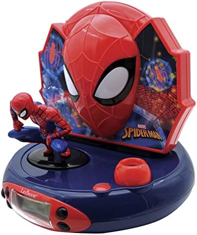 LEXiBOOK Marvel RP500SP Spider-Man Projector Alarm Clock