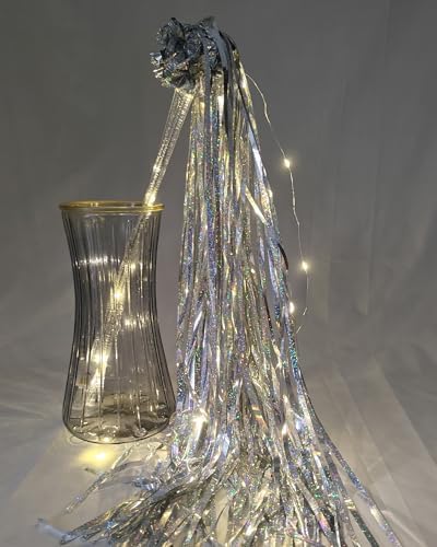 105 Piece LED Wedding Wand Set - Metallic Silver