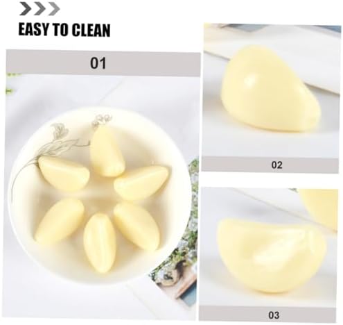 LIFKOME 12pcs Artificial Garlic Flakes Posing Props